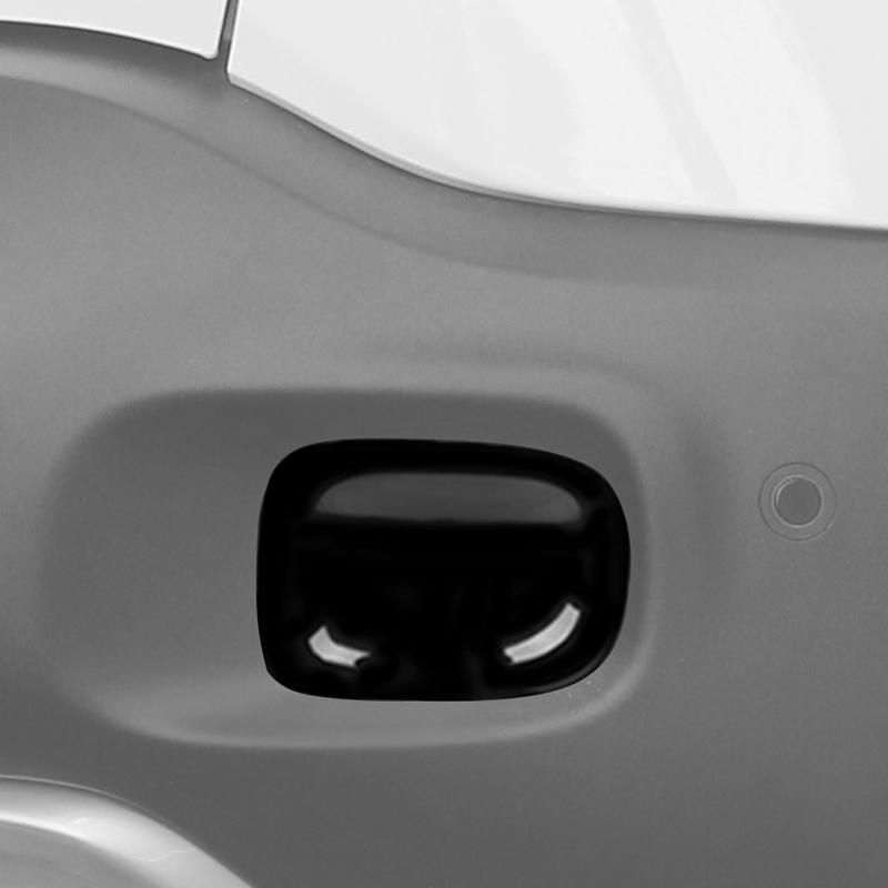 Задние противотуманные фары из АБС-пластика, декоративные наклейки, протектор для Jeep Renegade 2015-2018, автомобильные аксессуары, черный цвет