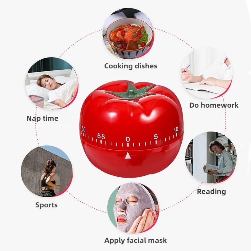 Таймер Помидор Электронный Кухонный Напоминатель Pomodoro Механический Обратный Отсчет Будильник Кухонный Инструмент для Готовки Игровой Таймер Часы