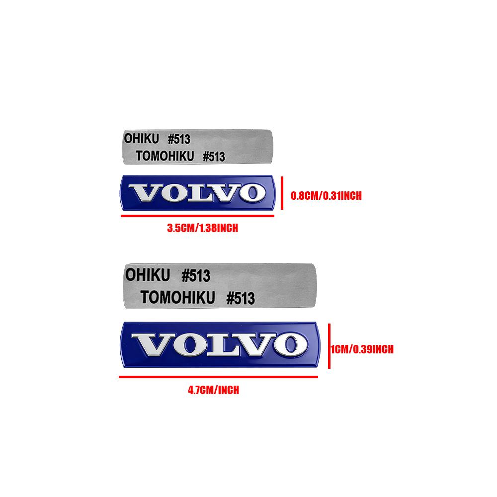For Volvo RDESIGN XC60 XC90 V60 V40 XC40 V50 S60 V70 V90 S90 T6 Car Steering Wheel Center Cover Sticker Badge Decor Accessories