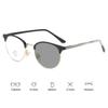 Fashion Outdoor 2 In 1 Color Changing Sunglasses for Presbyopia Unisex Women Men's Eyeglasses Finished Photochromic Plus Eyewear