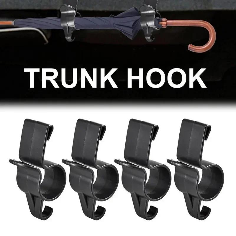 Новый 1/4 шт. Держатель для зонта в автомобиль, Органайзер для хранения зонтов в багажнике, Крючок для крепления, Мини-вешалки, Автомобильные аксессуары для интерьера