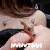 Хуан Цинран рекомендует Семь животных Вечеринка, Леопард Богатый драгоценный камень Ожерелье Атмосферные украшения Лошадь Вспышка Алмазное кольцо Набор