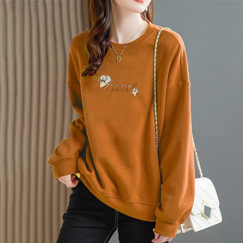 Весенне-осенний женский пуловер, толстовка с теплым низом и верхом, свободная толстовка с капюшоном для женщин