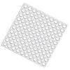 Anti-Slip Rubber Foot Stickers, 100 Pieces, Clear, Round, Cushion Rubber, Anti-Slip Rubber, Door Cushion, Door Stop, Shock Absorber, Anti-Slip Sticker