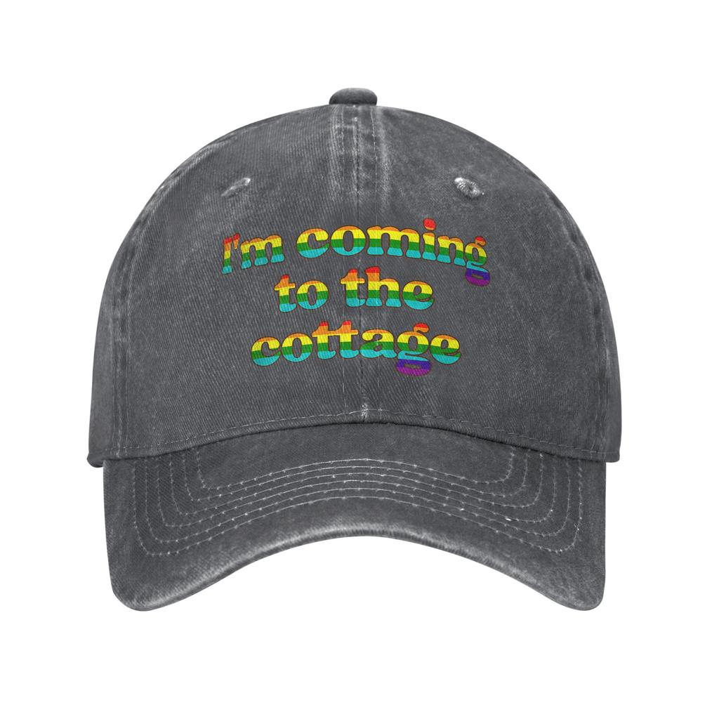 Summer Heated Rivalry Im Coming To The Cottage Baseball Cap Sun Wholesale Print Washed Hip Hop Hats Couple Snapback Cap