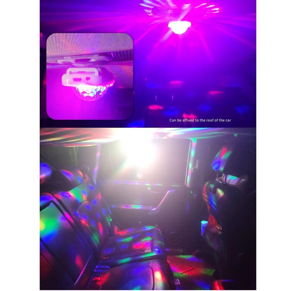 RGB LED USB Браслеты Световые Стробоскопический Эффект Портативные Диско Стробоскопы с Присоской Множество Режимов Освещения