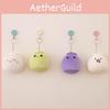 Cute Bun Little Keychain Cartoon Girl Backpack Decorative Pendant Gift Doll