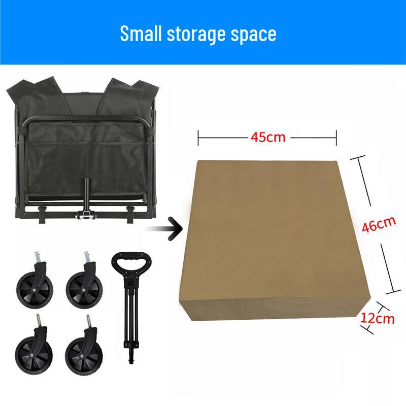 Zhenchangsheng 150kg Folding Outdoor Camping Cart