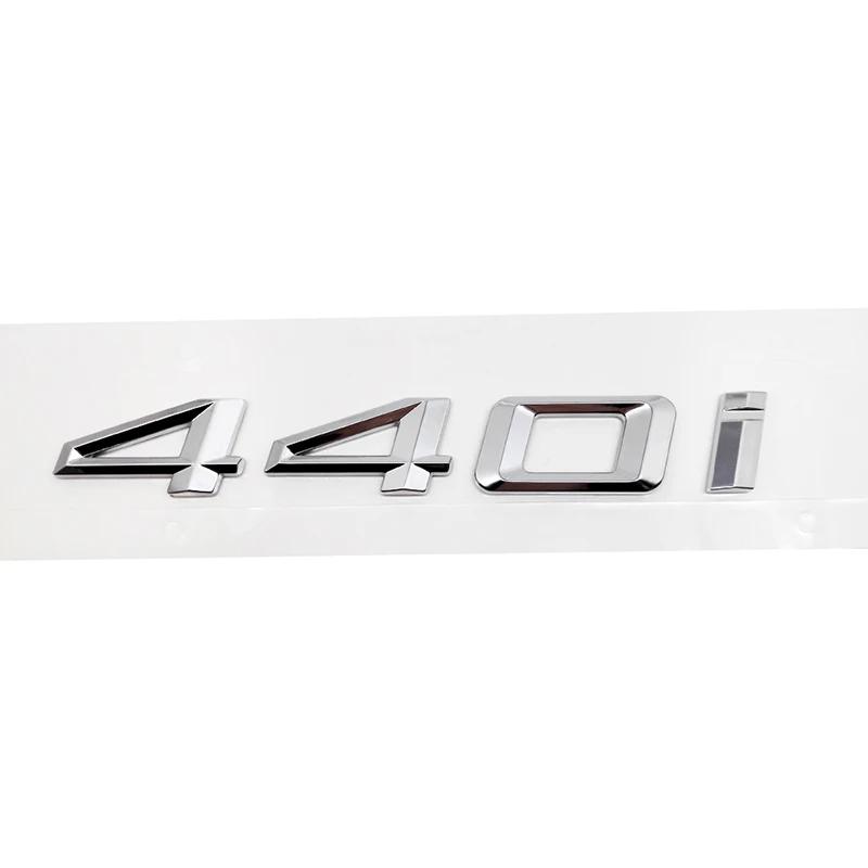 ABS Car Rear Trunk Letters Logo Badge Emblem Sticker For BMW 4 Series 420i 425i 428i 430i 435i 440i 450i F30 F32 F33 F36 G26 G22