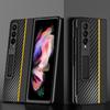 Anti -Slip Carbon Fiber Fashion Case For Samsung Galaxy Z Fold 3 Fold3 5g Fold2 Fold 2 Non -Fingerprint Cell Phone Cover