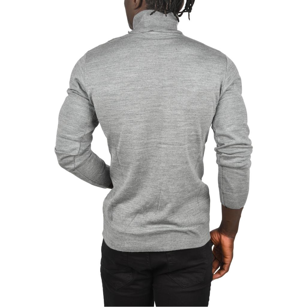 DeepSEA Водолазка с зигзагообразным узором и облегающим трикотажным воротником с воротником 2505497