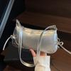 Винтажная бабочка Декор однотонная сумка через плечо подмышкой модная искусственная кожа регулируемый ремешок молния сумка через плечо для свиданий выходов вечеринок