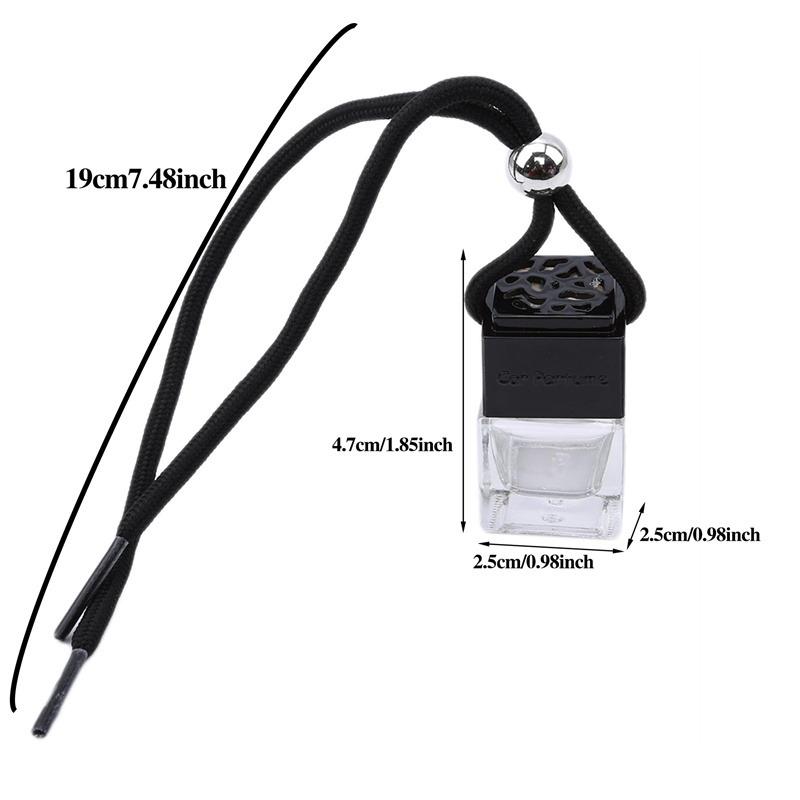 Air Freshener Ornament Perfume Bottle Pendant Glass Bottle Car-styling Essential Oils Auto Car Perfume Bottle Hanging