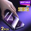 2 шт. высококачественная защитная пленка для экрана iPhone 14 11 PRO MAX 12 13 Mini 15 Plus, закаленное стекло для iPhone XS XR XS Max 7 8Plus