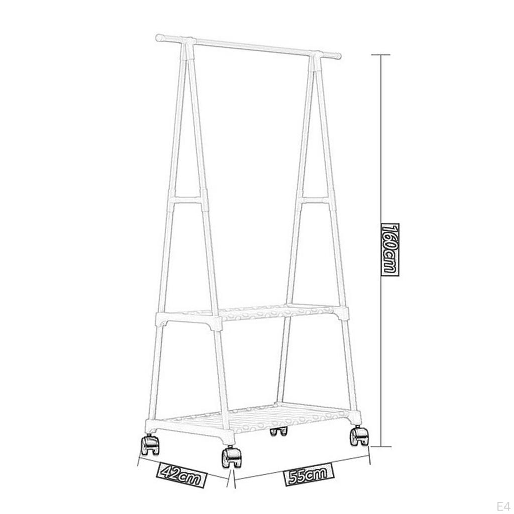 Вешалка для одежды в спальне, подставка для одежды с металлическим каркасом для подвешивания