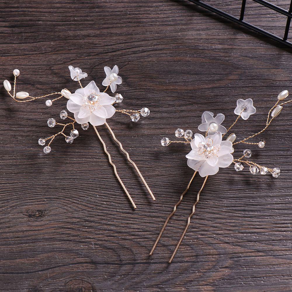 1/2/3PCS Crystal Hair Jewelry Accessories Hair Clips Headpieces Women Hairpins Headwear