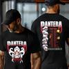 Унисекс Футболка Pantera Pantera Группа Дата Тур 2025 Двусторонняя Футболка Высококачественная Роскошь Подходит и Мужчинам, и Женщинам Топ Y2k