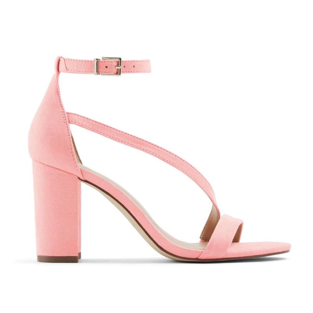 Женские замшевые босоножки на низком каблуке-лодочке на массивном каблуке