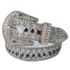 Women's Rhinestone Crystal Waist Belt for Jeans or Dress, European and American Style with Inlaid Rivets