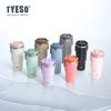 Tyeso 1050ML Large-Capacity Handle Thermoses Dual-Drink Coffee Mug Stainless Steel Ice Cup Car Bottle Hot Cold Retention