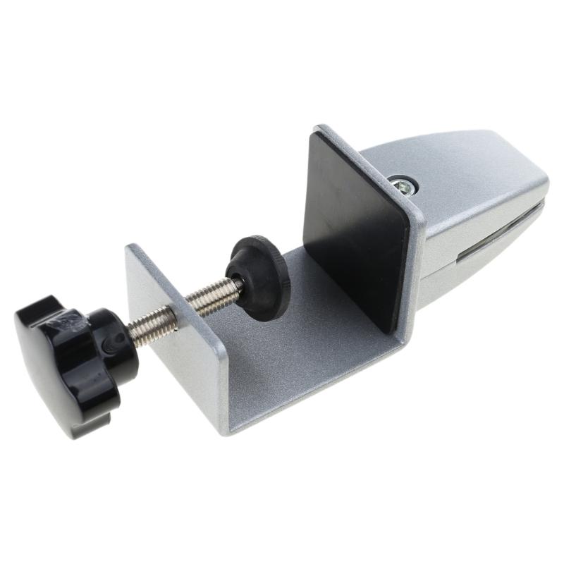 Desktop Glass Screen Clamp Sneeze Guard Support Clip Adjustable Partition Clamp Fit for 3.2-25mm/1.26-9.84'' Glass Board