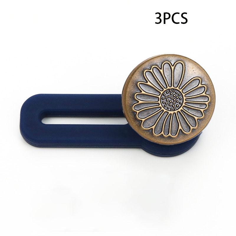 Пуговица для брюк - Без гвоздей, Съемная, Универсальная пуговица, Пуговица-удлинитель для джинсов, Регулируемая эластичная пуговица