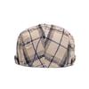 Кепка в клетку в стиле ретро, женская восьмиугольная кепка, весна-лето, кепка газетчика