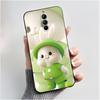 Cute Little Panda Pattern For ZTE Nubia RedMagic 8S Pro 5G / 8S Pro+ 5G Case Shockproof Soft Black Cartoons Painted Casing