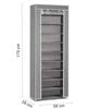 Massido Fabric Storage Shoe Cabinet