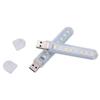 Светодиодная мини-портативная USB-лампа для чтения книг DC5V, ультраяркая лампа для чтения книг, 3 светодиода, 8 светодиодов, для портативного компьютера, ноутбука, внешнего аккумулятора