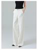 Designer High-Waisted Wide-Leg Jeans for Women - Trendy Spring Floor-Length Denim Pants