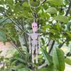 Fashion Punk Skull Multi-joint Car Keychains Luminous Keyring Skeleton Keyring Skull Keychain