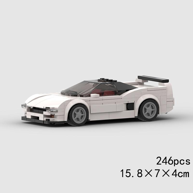 MOC Скорость Спорт Супер Гоночный Автомобиль Модель Строительные Блоки DIY Кирпичи Город Технический Ралли Отличный Гоночный Автомобиль Рождественский Подарок Игрушка