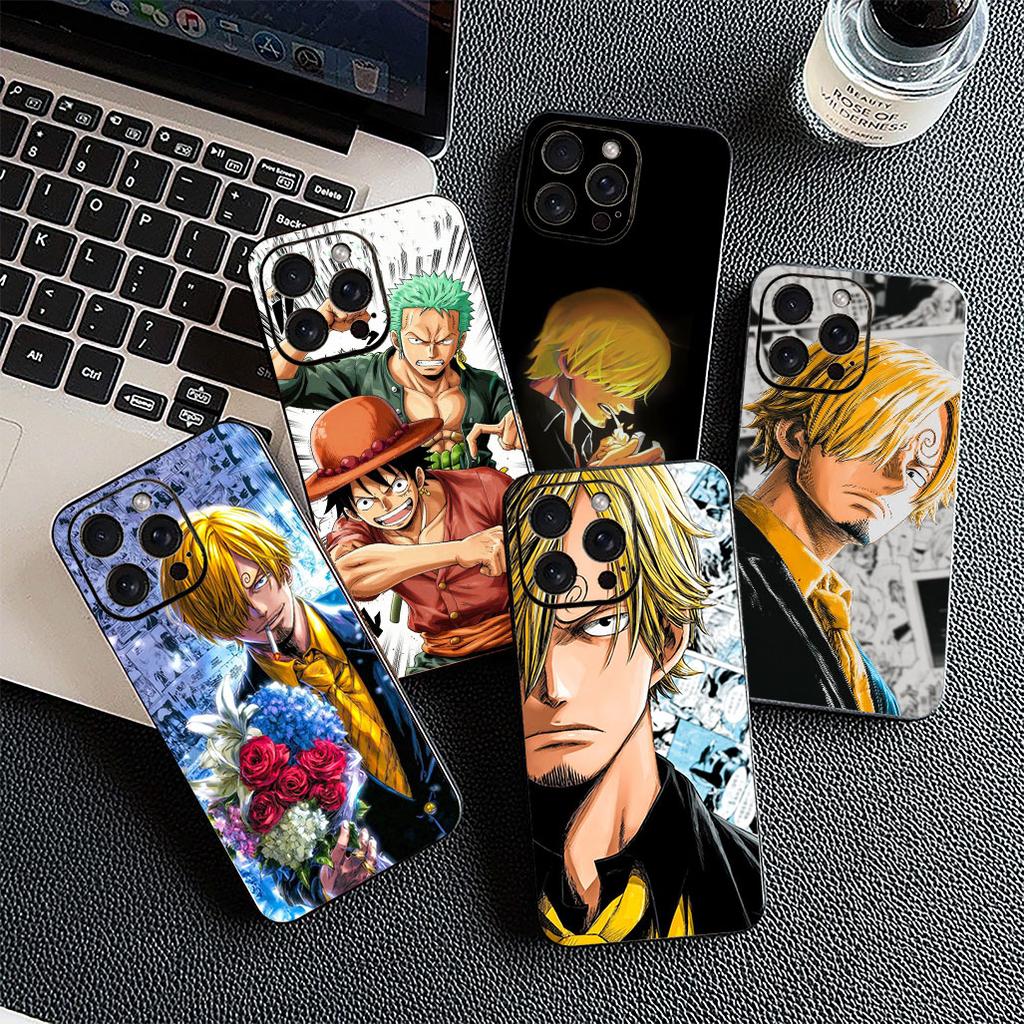 for Motorola Moto G86 G57 E14 E15 G14 G34 G67 G84 G24 A54 G15 Power E22 Phone Cover Case Sanji One Pieces Luffy Roronoa Zoro