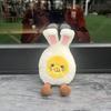 Cartoon Rabbit Plush Doll Pendant Cute Fun Stuffed Animal Doll Keychain Bag Charms Bag Key Hanging Decoration Gifts