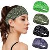 Sports Headband Men Women Elastic Sports Sweatband Candy Colors Breathable Fitness Gym Running Tennis Headwrap Yoga Hair Bands