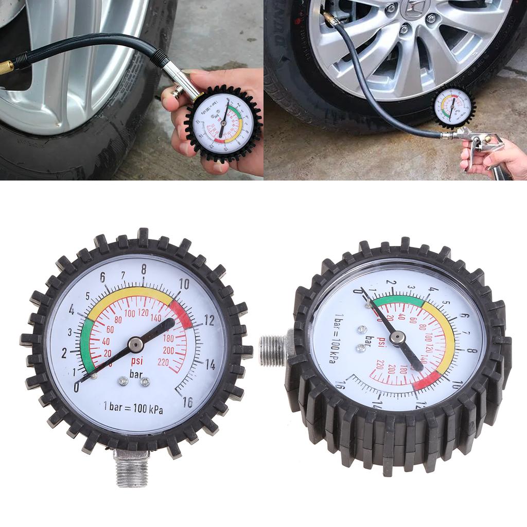 Digital Tyre Pressure Gauge LCD Dispaly Car Tire Pressure Gauge for Truck Car Motorcycle Bicycle Resolution 0.1psi
