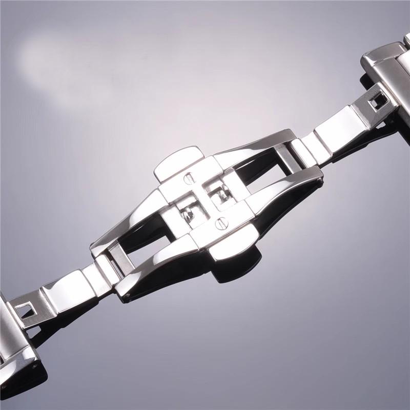 Ремешки для часов Tissot 1853 PRS516 T91 T021 Ремешок для часов 20 мм Цельная нержавеющая сталь Высококачественные аксессуары для часов Браслет