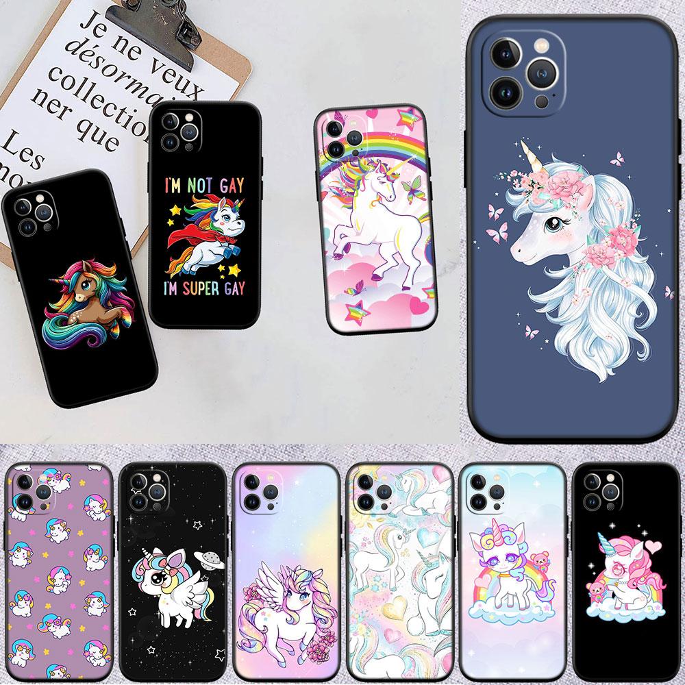 BF28 Cartoon Unicorn Case for Motorola Edge 60 60s 70 G86 G56 G54 E14 G04S G45 G54 G64 S30 S50 X30 X40 X50 Ultra Pro Power