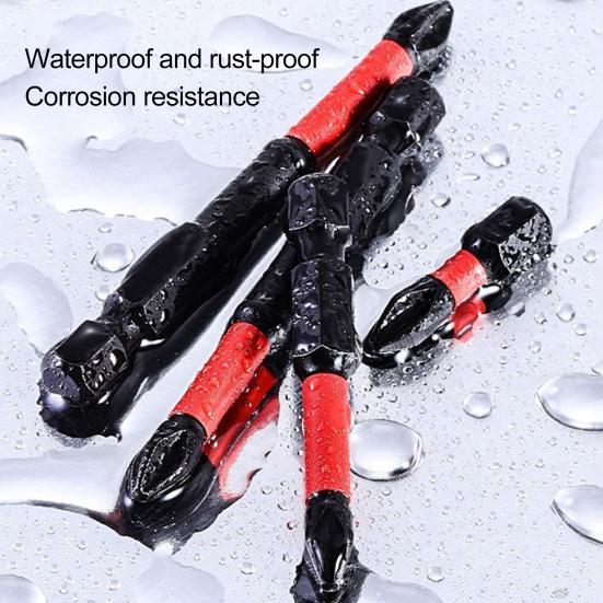 6 шт. высокомагнитных сверл для отверток, противоскользящие электрические сверла для отверток, набор из 6 штук, шестигранный хвостовик 1/4 дюйма, сталь, магнитная, 25, 50, 65, 70, 90, 150 мм