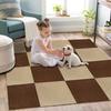Присоска стык плитка остается на 40 коричневый [Обновленная версия] коврик, коврик, ковер, место, звукоизоляция, моющийся, противоскользящий для домашних животных/пожилых, 3030см, штук,