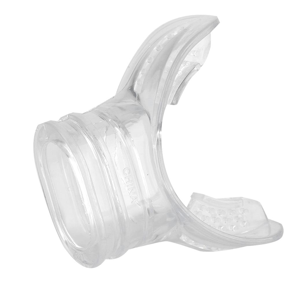 Transparent PVC Professional Scuba Diving Standard Bite Mouthpiece