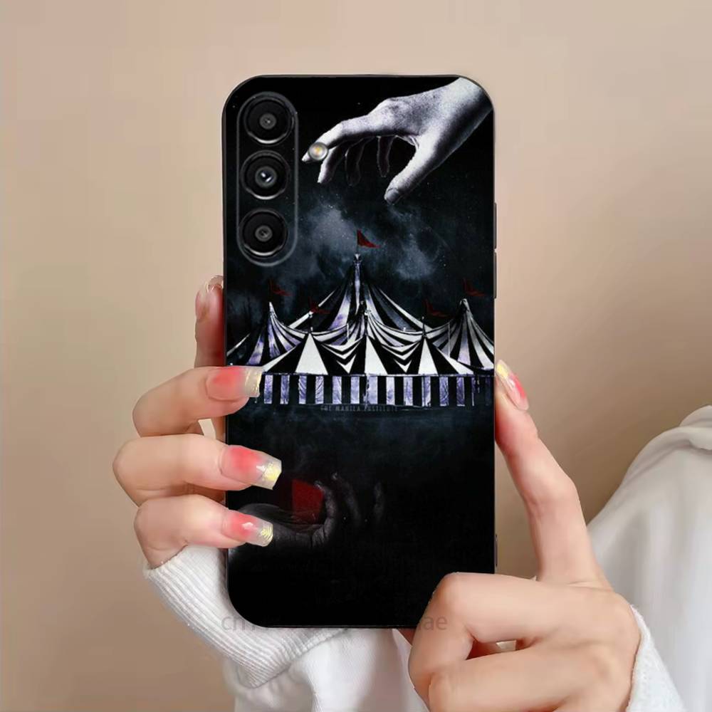 Чехол для телефона AHS American Horror Story для Samsung S25,24,23,22,21,S20,Ultra,Plus,FE Черный Мягкий Чехол
