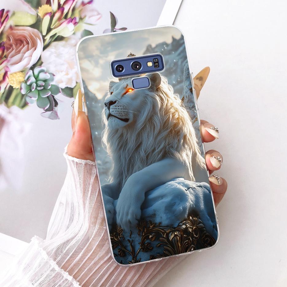 For Samsung Galaxy Note 9 Case SM-N960F Luxury Flower Butterfly Painted Cover Soft Slim Phone Case For Samsung Note 9 Note9 Bags