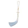 Chinese Style Brooch for Traditional Clothing Handmade Cheongsam Pendant with Long Fringes Waist Hanging Ornament