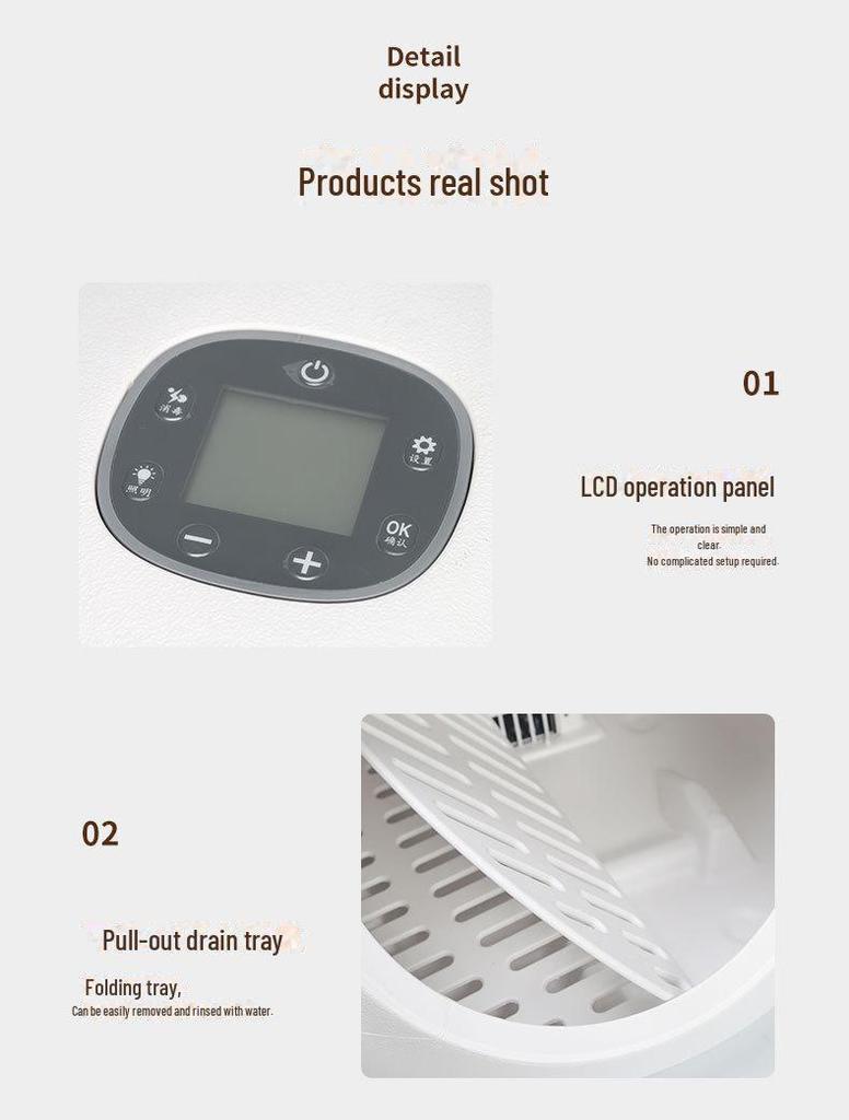 Бесшумная сушилка для домашних животных: Автоматическая стерилизация и сушка для мелких кошек и собак