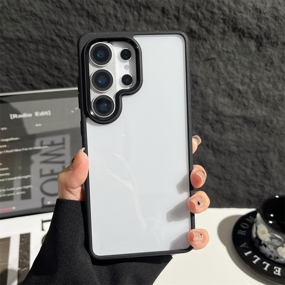 Роскошный прозрачный магнитный чехол для телефона Samsung S26 S25 S24 Plus Ultra Для Magsafe Беспроводная зарядка Ударопрочная задняя крышка