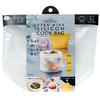 Cojit Frozen Water Bath Microwave OK Large Gusset Large Open Silicone Cook Bag Clear 1.8L