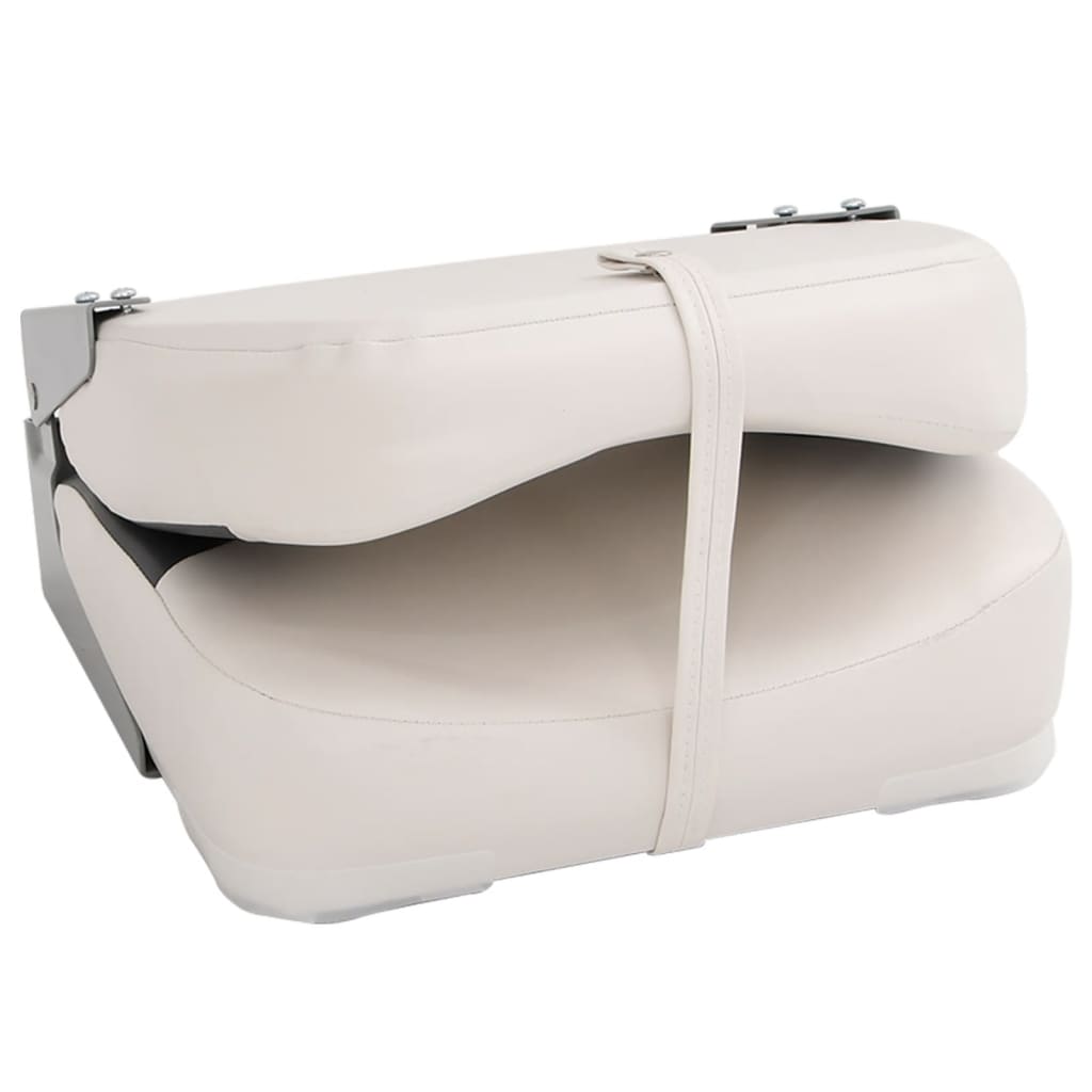2 Piece Boat Seats with High Backrest Foldable 41 x 36 x 48 cm