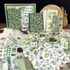 265pcs Aesthetic Sticker Book Set Floral Plant Scrapbook Journal Kit Vintage DIY Stationery Pack